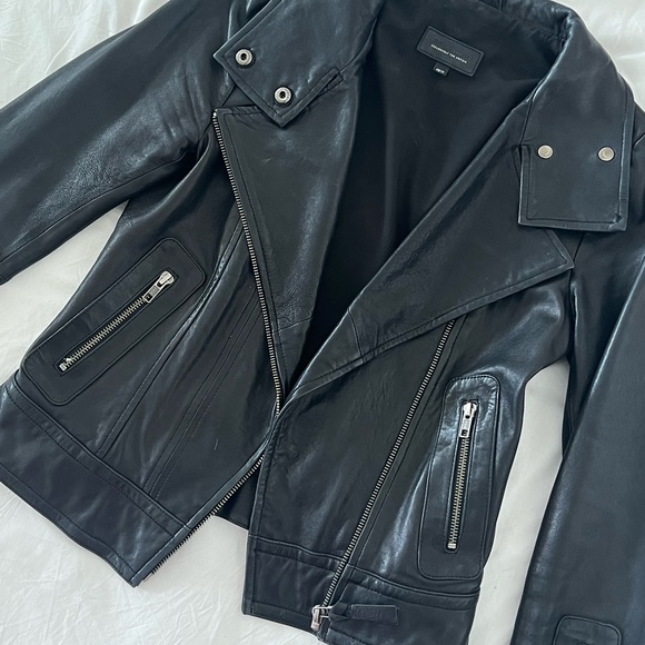 Aritzia Mackage Kenya Real Leather Moto Jacket Black - Picture 5 of 7